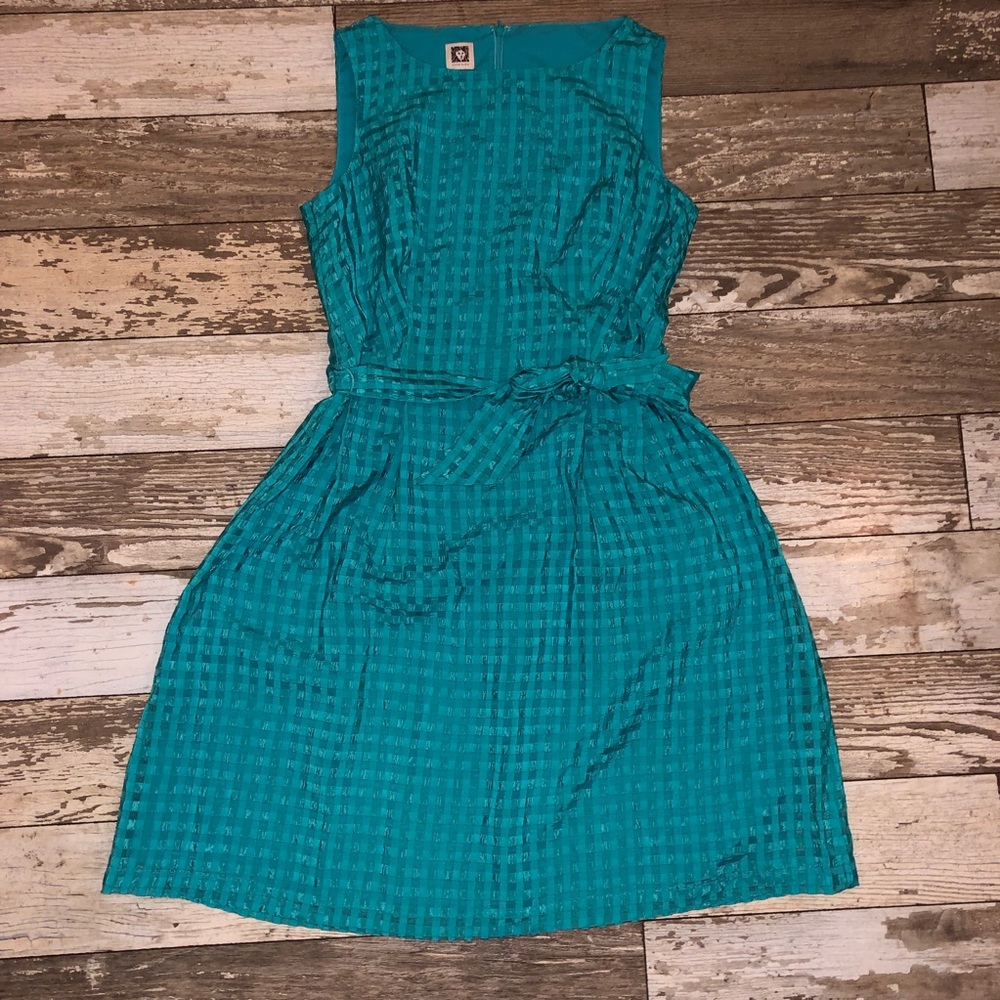 Anne Klein Teal Dress size 12